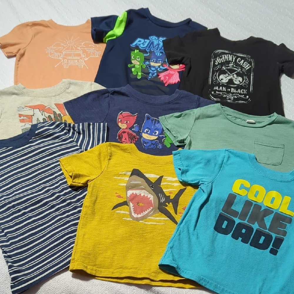 Kids Graphic T-Shirts Assorted Colors